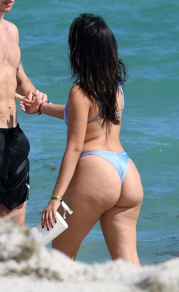 Camila Cabello Enjoying In Bikini On The Beach In Miami