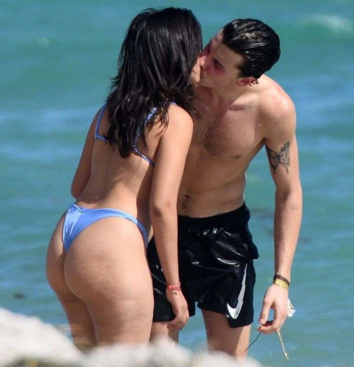 Camila Cabello Enjoying In Bikini On The Beach In Miami