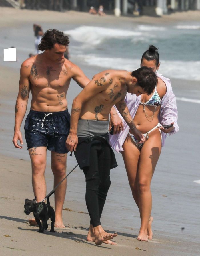 Dua Lipa Candids In Bikini At The Beach In Malibu