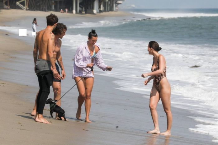 Dua Lipa Candids In Bikini At The Beach In Malibu