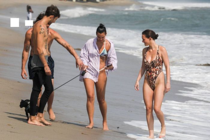 Dua Lipa Candids In Bikini At The Beach In Malibu