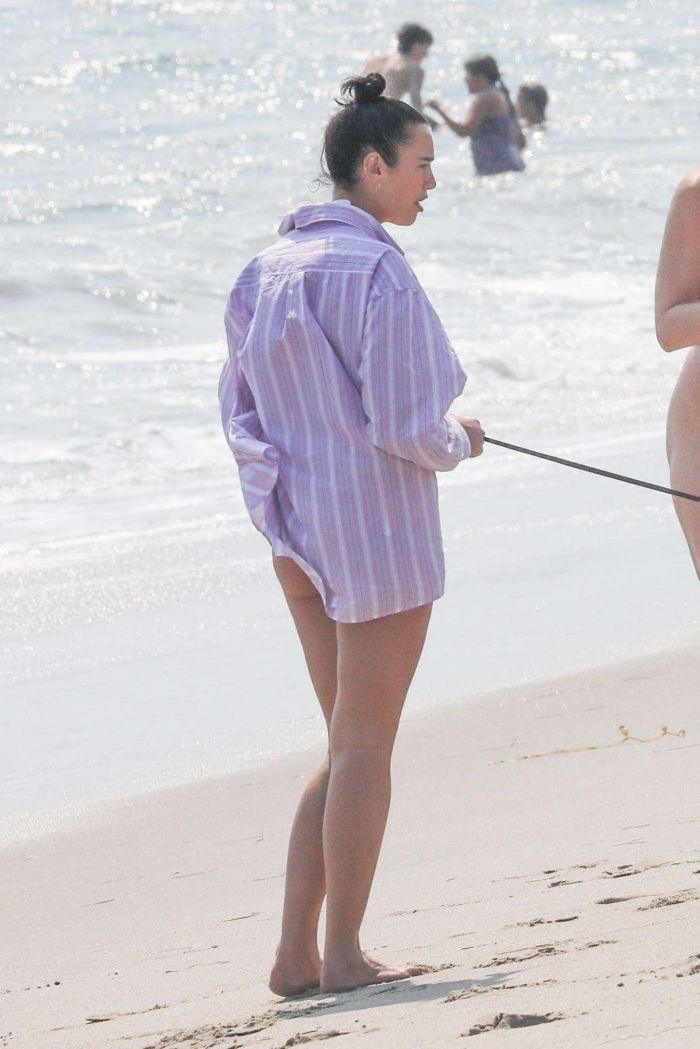 Dua Lipa Candids In Bikini At The Beach In Malibu
