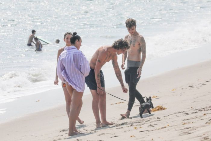 Dua Lipa Candids In Bikini At The Beach In Malibu