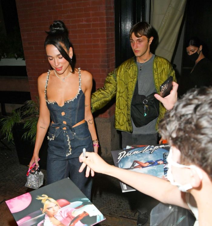 Dua Lipa Spotted Outside The Mercer Hotel In New York