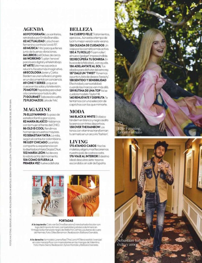 Beautiful Elle Fanning For Elle Magazine Spain (June 2020)