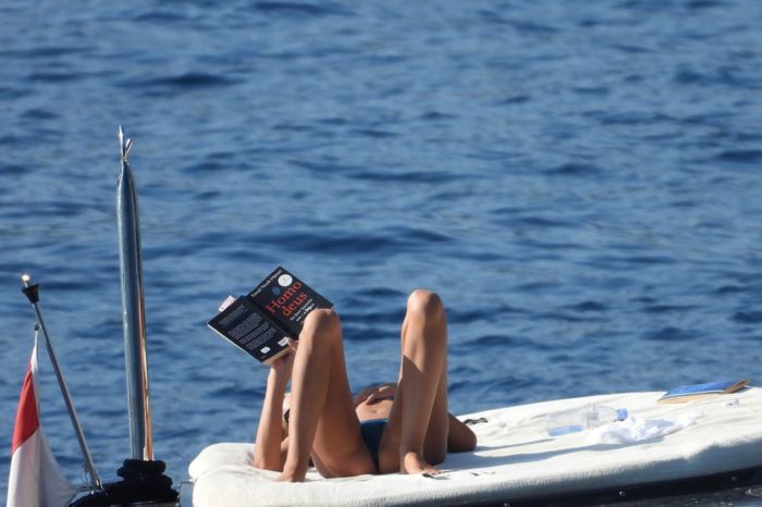 Frida Aasen And Boyfriend Tommy Chiabra On A Yacht In South Of France