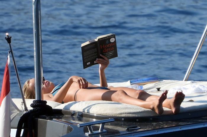 Frida Aasen And Boyfriend Tommy Chiabra On A Yacht In South Of France