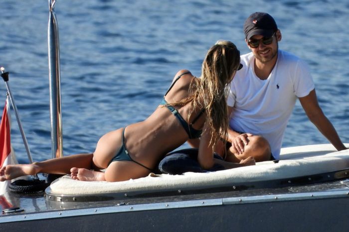 Frida Aasen And Boyfriend Tommy Chiabra On A Yacht In South Of France