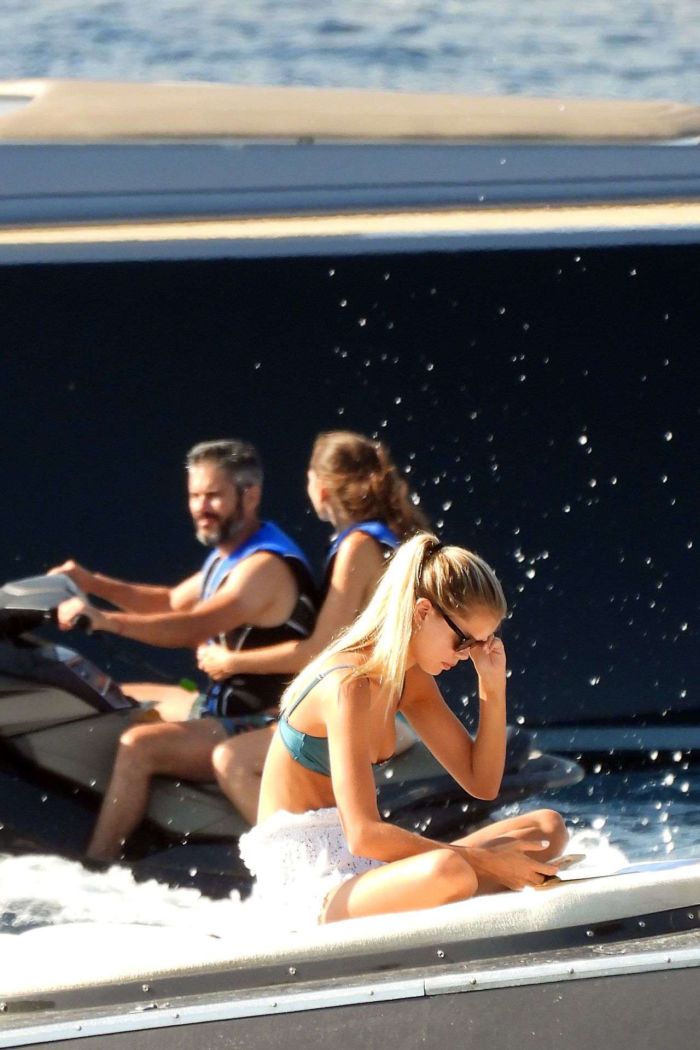 Frida Aasen And Boyfriend Tommy Chiabra On A Yacht In South Of France