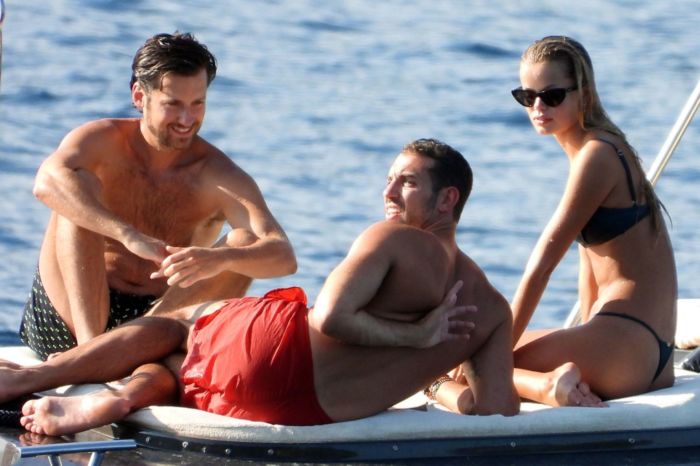 Frida Aasen And Boyfriend Tommy Chiabra On A Yacht In South Of France
