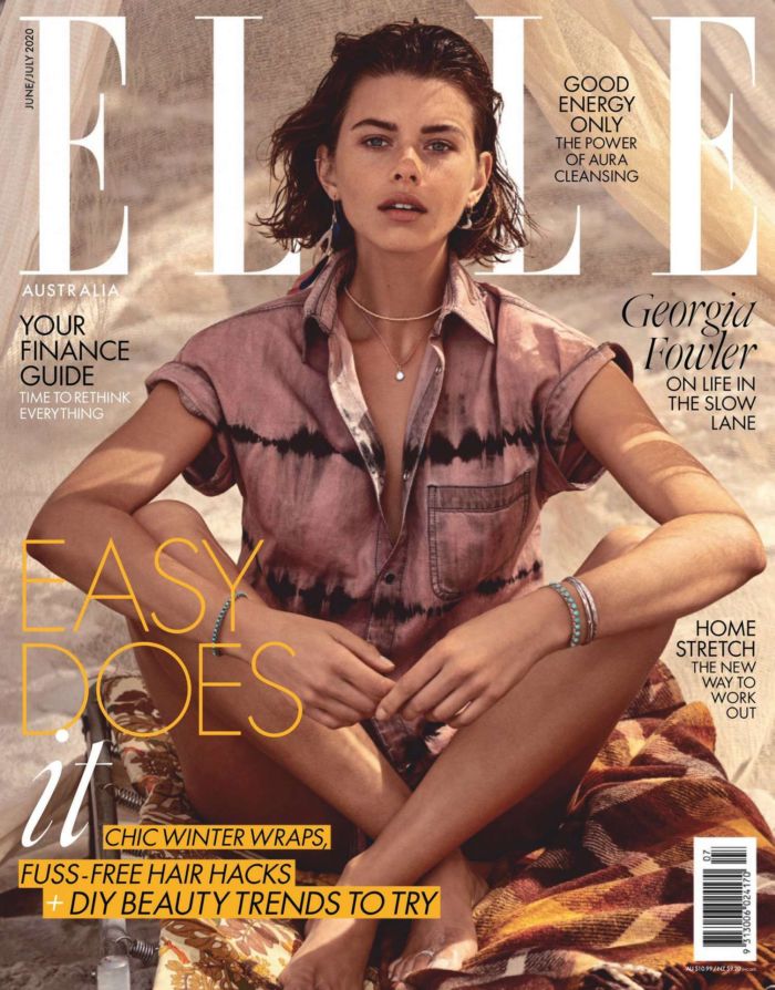 Georgia Fowler Shoots For Elle Australia Magazine 2020
