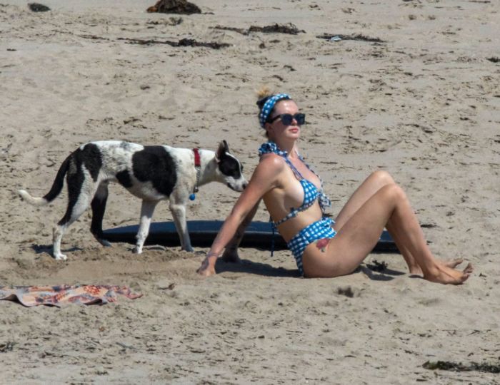 Ireland Baldwin Vacationing In Bikini At The Beach In Malibu