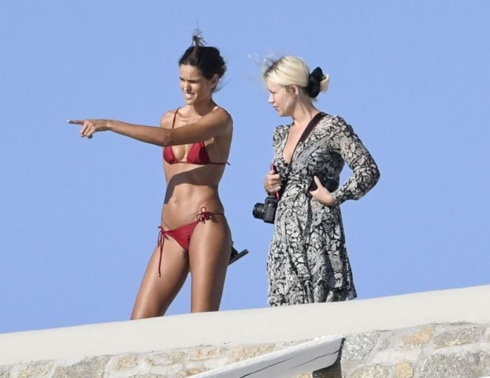 Izabel Goulart Poses For A Bikini Photoshoot In Mykonos