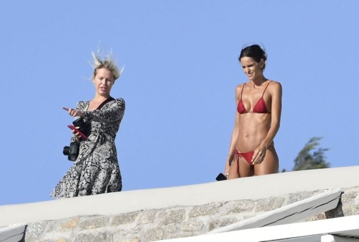 Izabel Goulart Poses For A Bikini Photoshoot In Mykonos