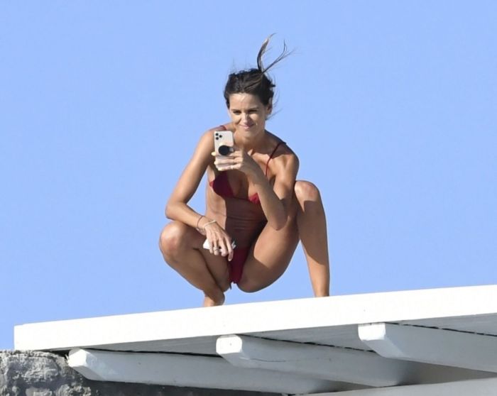 Izabel Goulart Poses For A Bikini Photoshoot In Mykonos