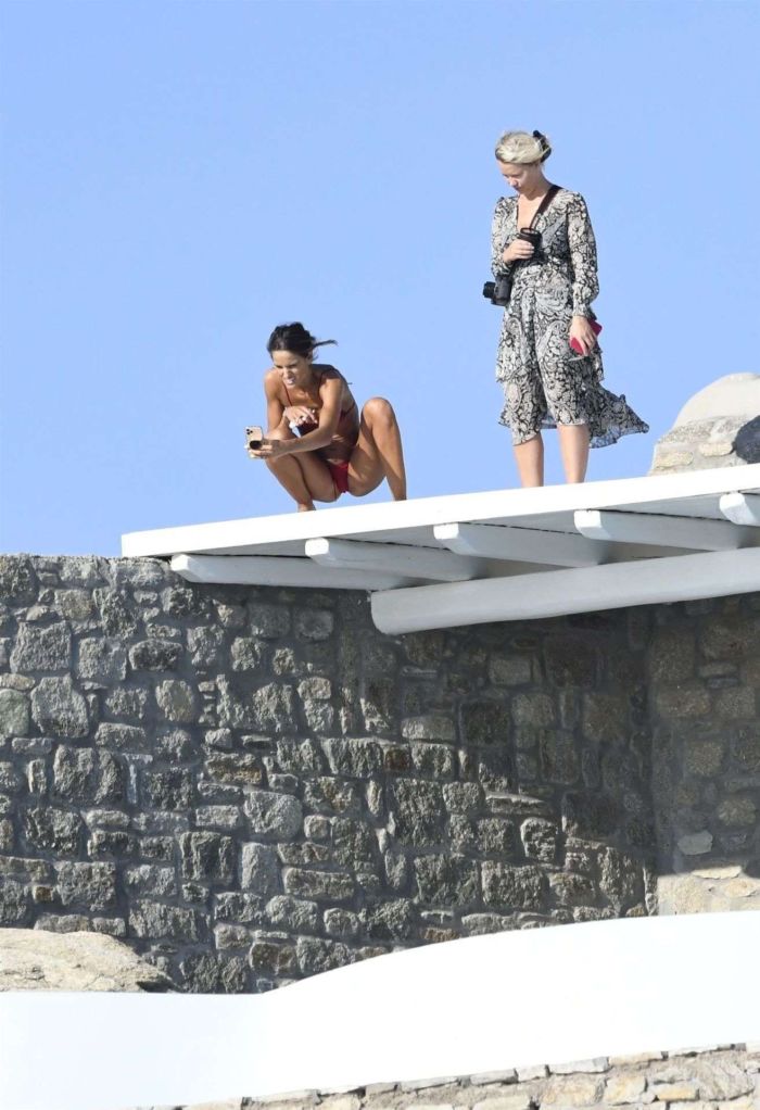 Izabel Goulart Poses For A Bikini Photoshoot In Mykonos