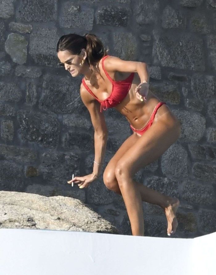 Izabel Goulart Poses For A Bikini Photoshoot In Mykonos