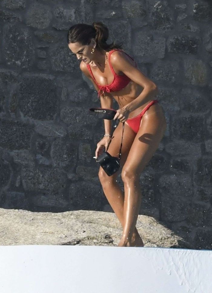 Izabel Goulart Poses For A Bikini Photoshoot In Mykonos