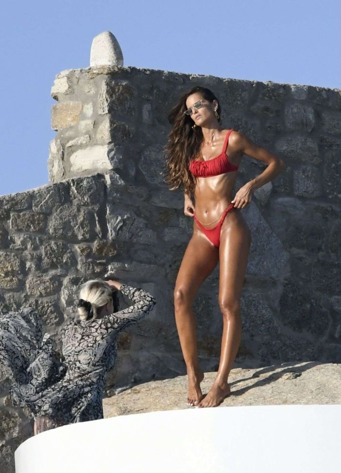 Izabel Goulart Poses For A Bikini Photoshoot In Mykonos