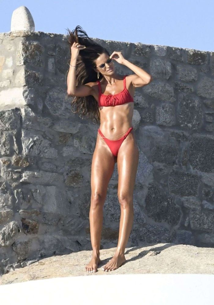 Izabel Goulart Poses For A Bikini Photoshoot In Mykonos