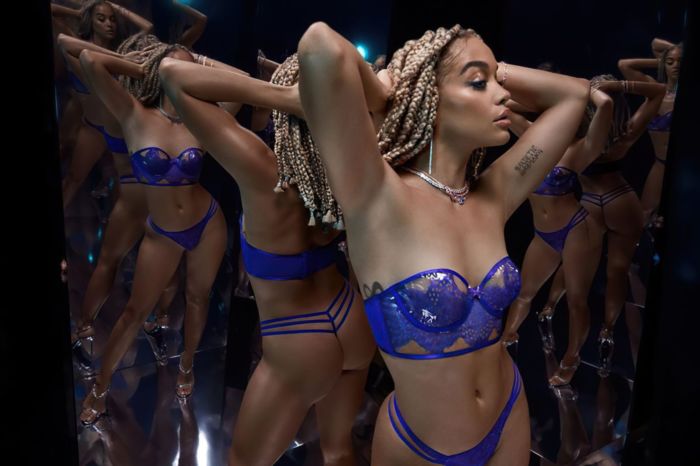 Jasmine Sanders Showcasing Savage X Fenty Lingerie