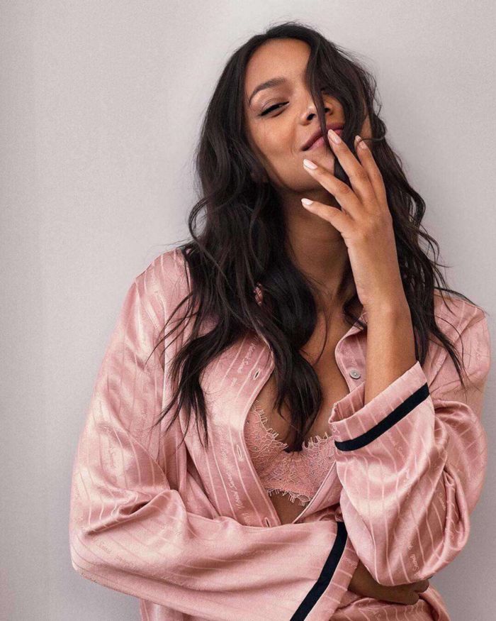 Lais Ribeiro Showcasing Victoria's Secret Lingerie Collection 2020