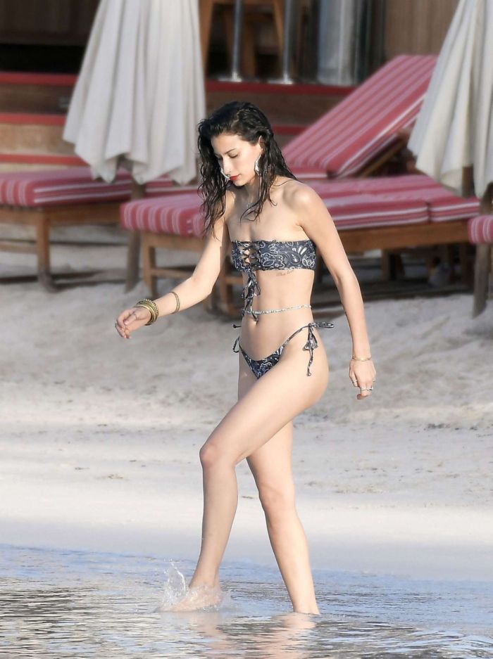 Lexy Panterra Candids In Bikini On The Beach In St Barths