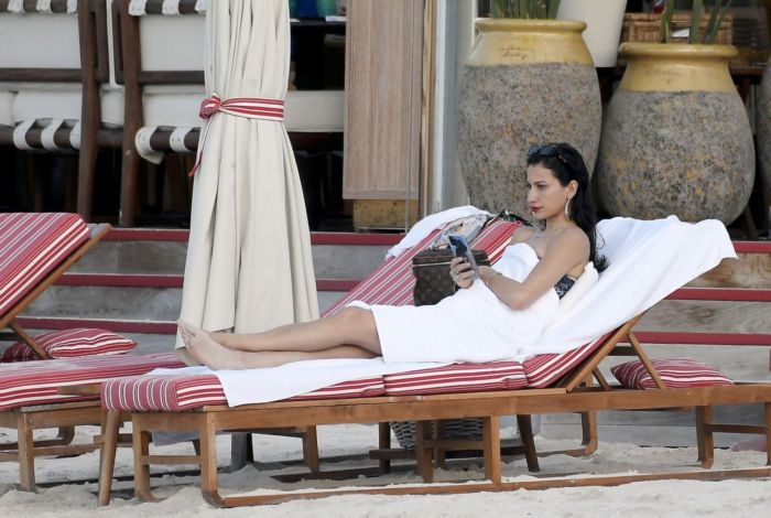 Lexy Panterra Candids In Bikini On The Beach In St Barths