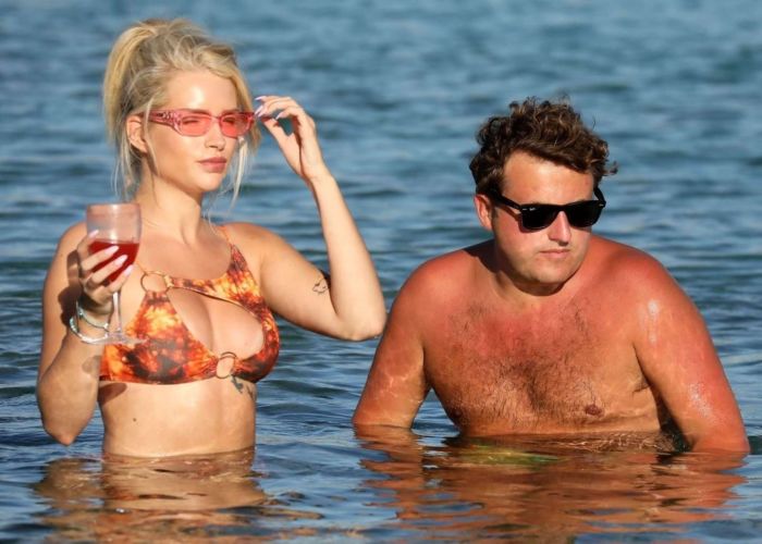 Lottie Moss Looks Sensational In PrettyLittleThing Bikini In Mykonos