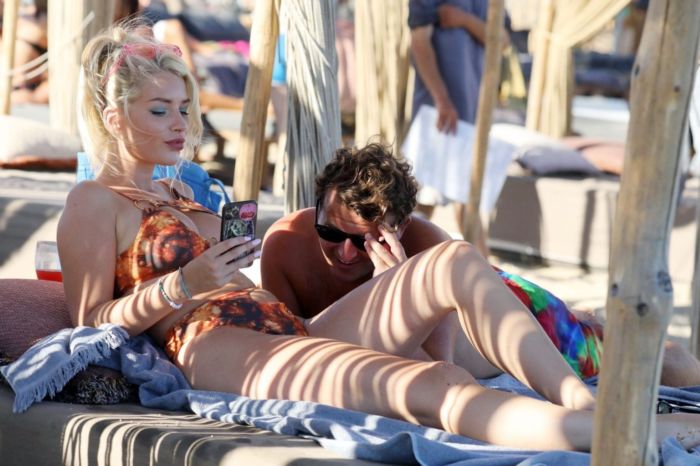 Lottie Moss Looks Sensational In PrettyLittleThing Bikini In Mykonos