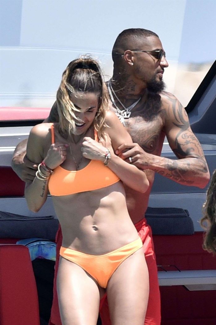 Melissa Satta And Kevin Prince Boateng Enjoying Their Holiday In Sardinia