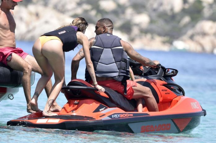 Melissa Satta And Kevin Prince Boateng Enjoying Their Holiday In Sardinia