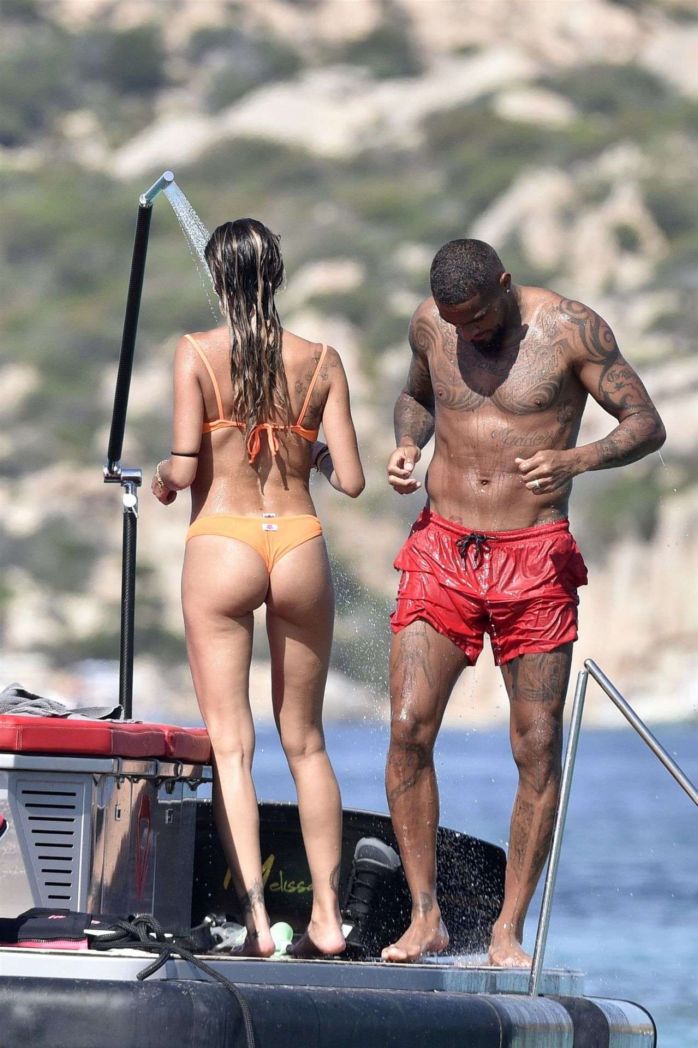 Melissa Satta And Kevin Prince Boateng Enjoying Their Holiday In Sardinia