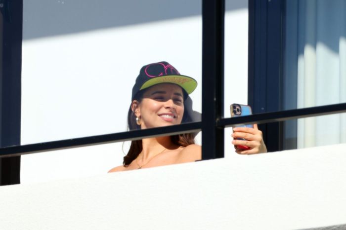 Former Miss Universe Monika Radulovic In Bikini On A Sunny Day In Sydney