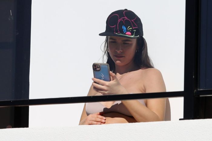 Former Miss Universe Monika Radulovic In Bikini On A Sunny Day In Sydney