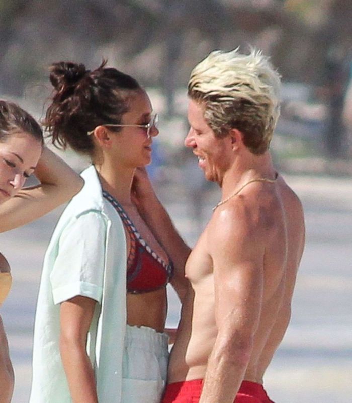 Nina Dobrev And Shaun White Vacationing At The Beach In Tulum