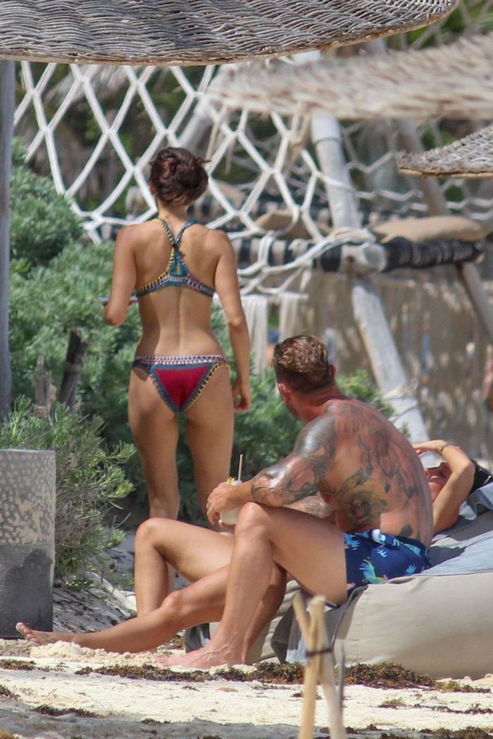 Nina Dobrev And Shaun White Vacationing At The Beach In Tulum