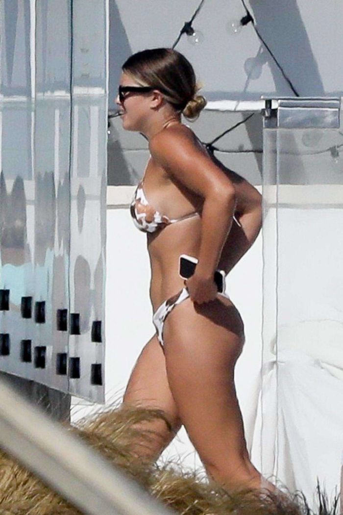 Sofia Richie Candids In Bikini At A Pool In Malibu