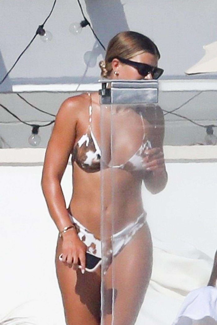 Sofia Richie Candids In Bikini At A Pool In Malibu