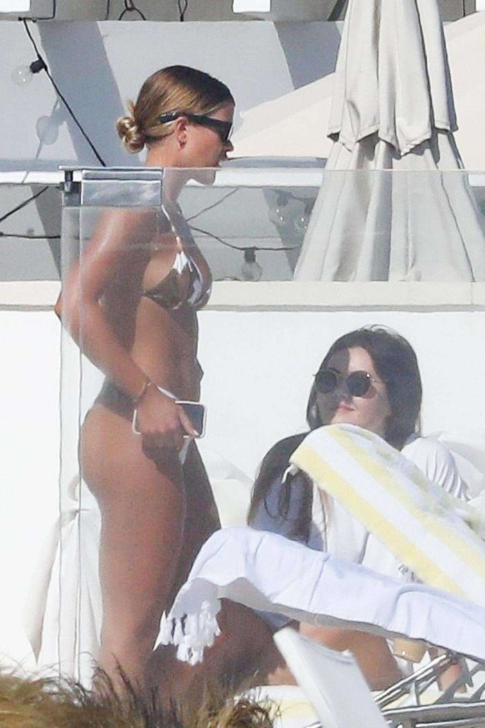 Sofia Richie Candids In Bikini At A Pool In Malibu