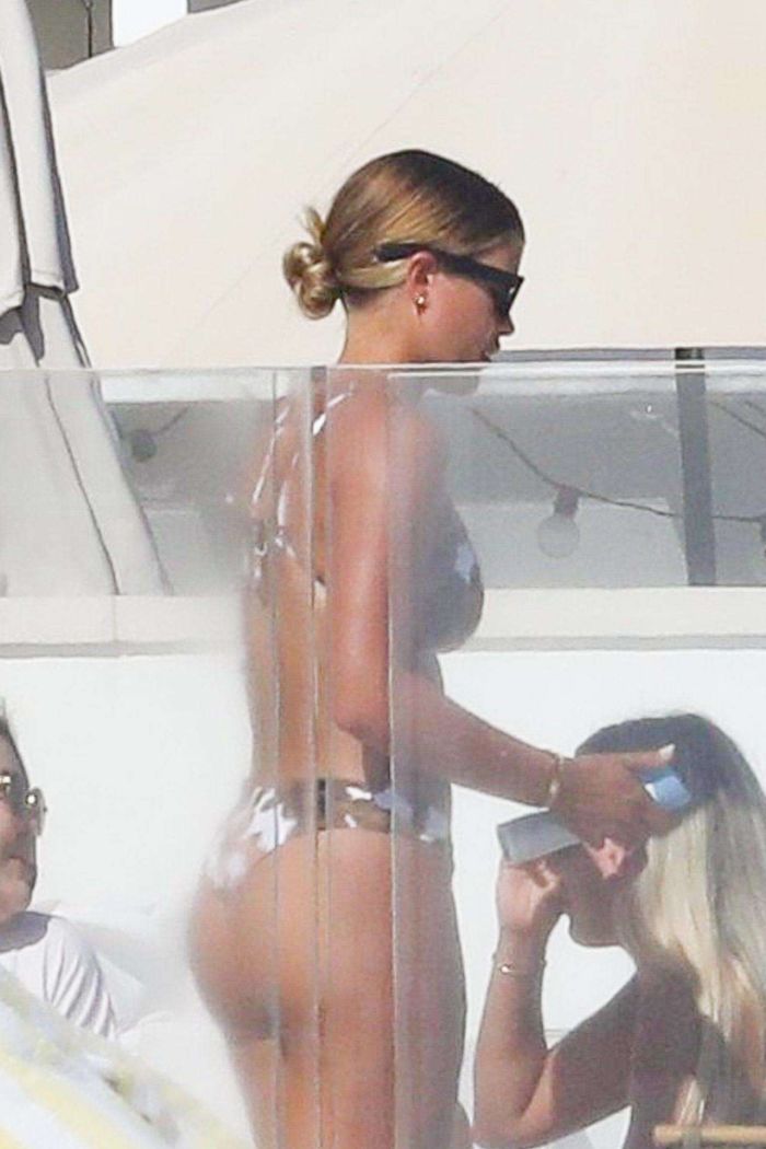 Sofia Richie Candids In Bikini At A Pool In Malibu
