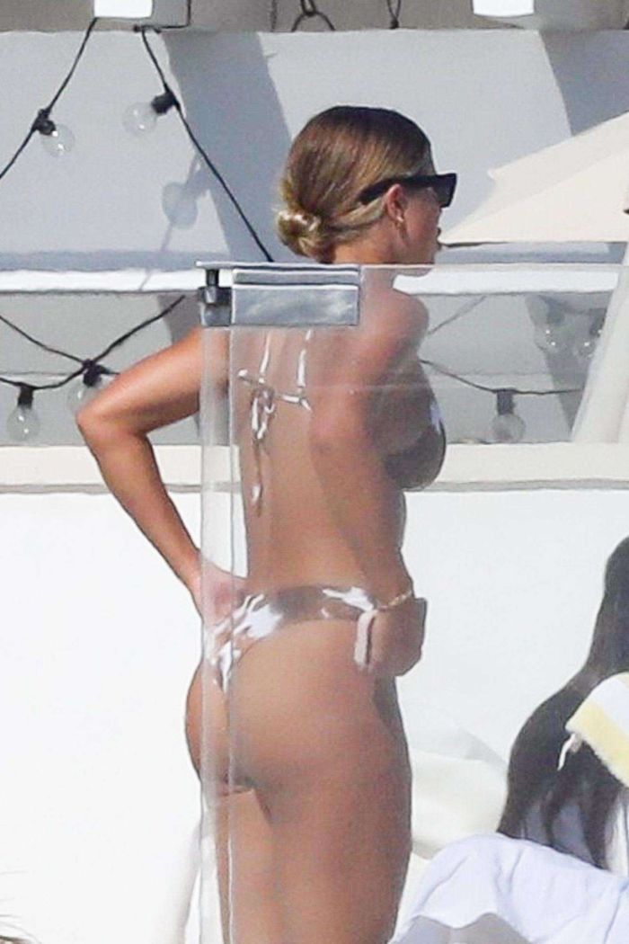 Sofia Richie Candids In Bikini At A Pool In Malibu