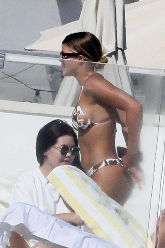 Sofia Richie Candids In Bikini At A Pool In Malibu