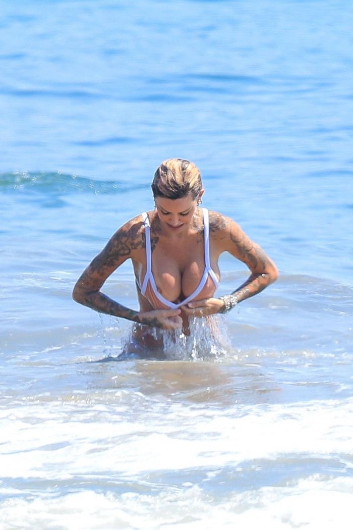 Tina Louise In Bikini At The Beach In Malibu