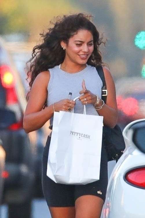 Vanessa Hudgens Having Dinner With Her DJ Friend GG Magree