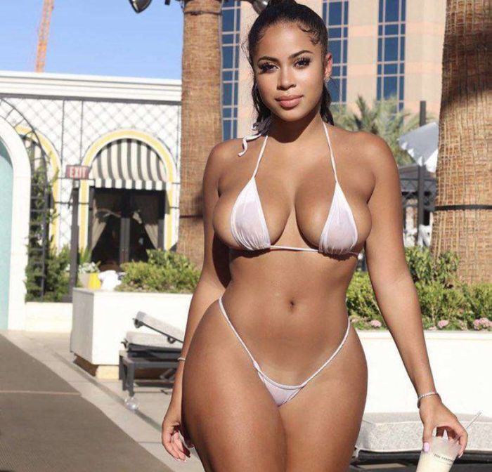 Sensational Yasmine Lopez Shoots In A White Bikini