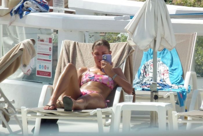 Zara McDermott Candids In Bikini On A Vacation In Cyprus