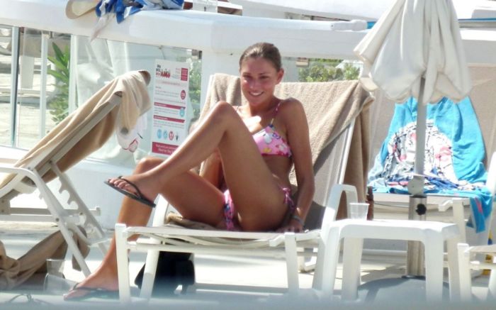 Zara McDermott Candids In Bikini On A Vacation In Cyprus