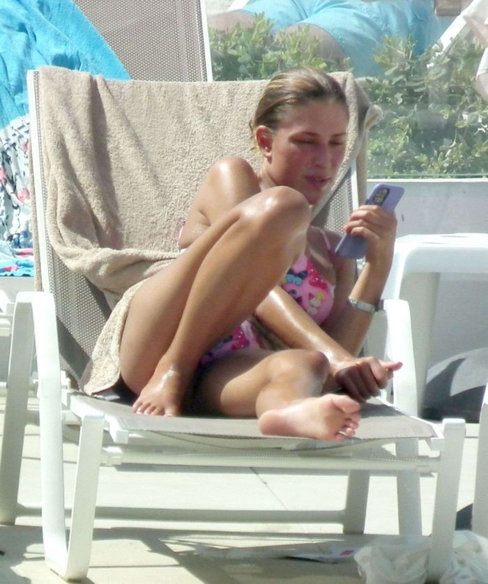 Zara McDermott Candids In Bikini On A Vacation In Cyprus