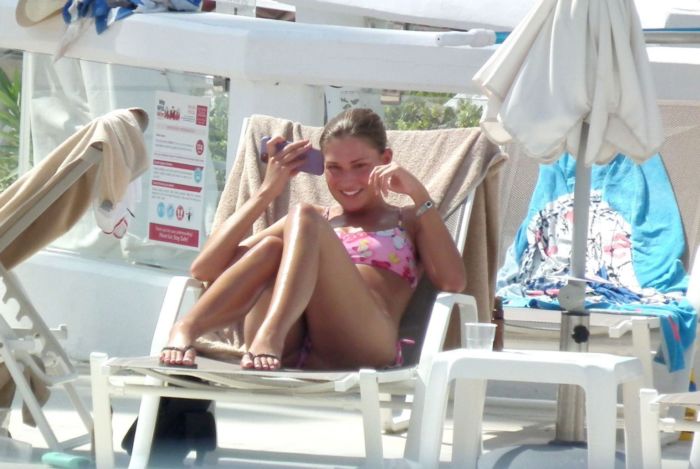 Zara McDermott Candids In Bikini On A Vacation In Cyprus